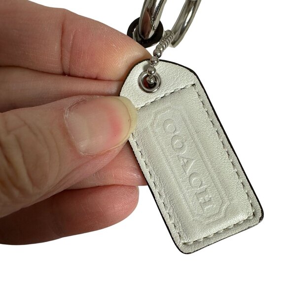 Coach Lavender Iris White Signature Hampton Small Hobo Bag Canvas Y2K 11575 - Picture 11 of 15